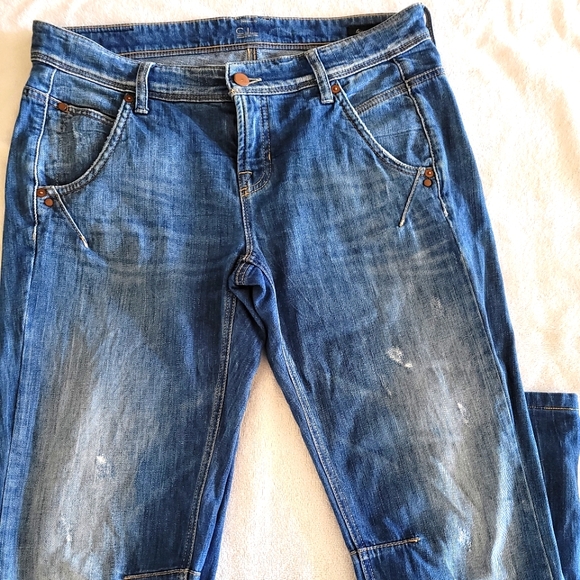 CAMBIO denim jeans skinny pacific scratch 28 - Picture 14 of 14